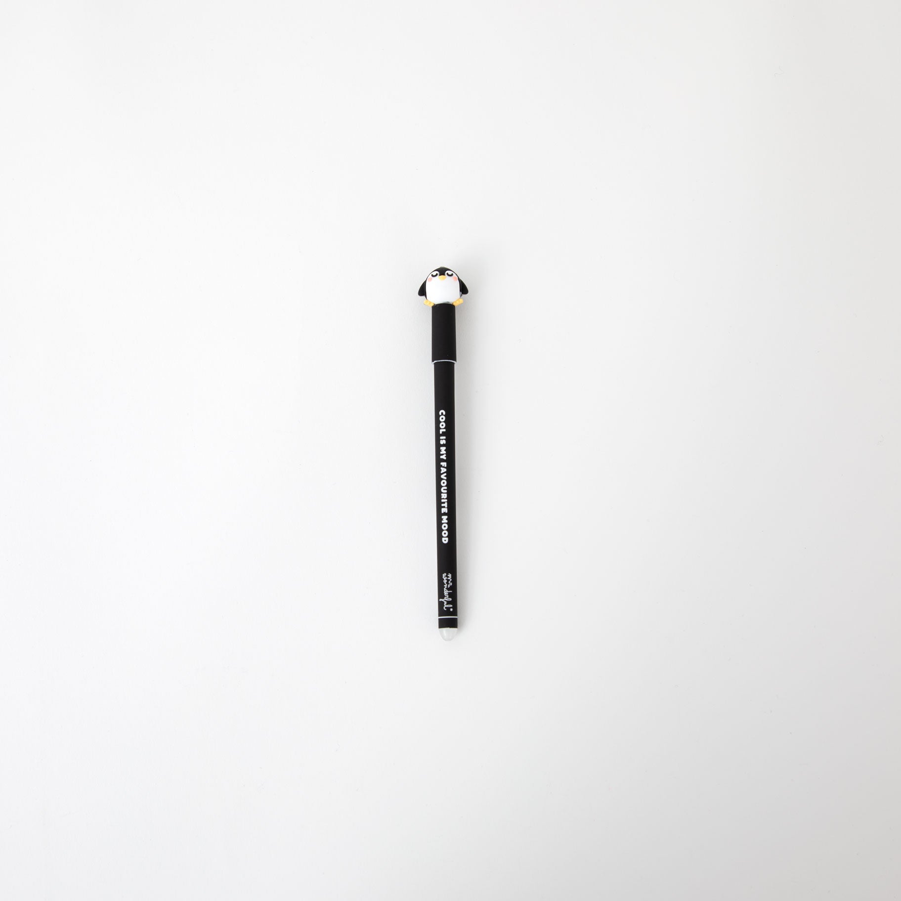 Stylo effaçable Bo-Bo Penguin - Cool est mon humeur préférée