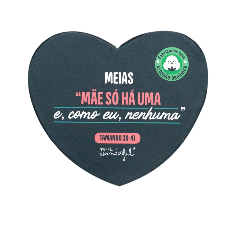 Meias Tamanho 39-41 - Mãe só há uma e, como eu, nenhuma