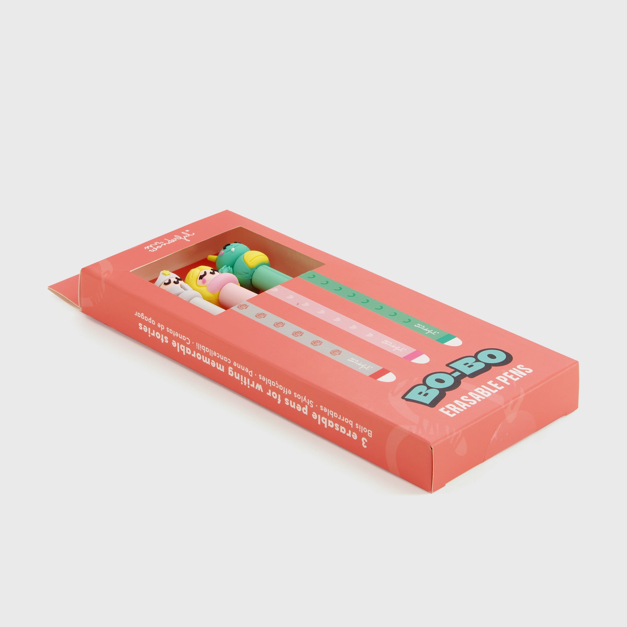 Set de 3 bolis esborrables per escriure històries memorables