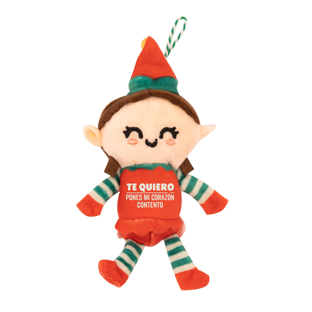 Adorno árbol de Navidad Elfa ECI - Te quiero, pones mi corazón contento