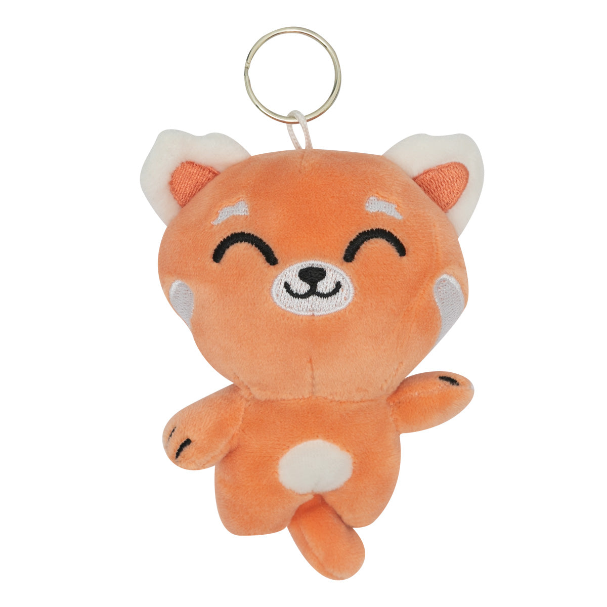 Porta-chaves de peluche - Panda vermelho 