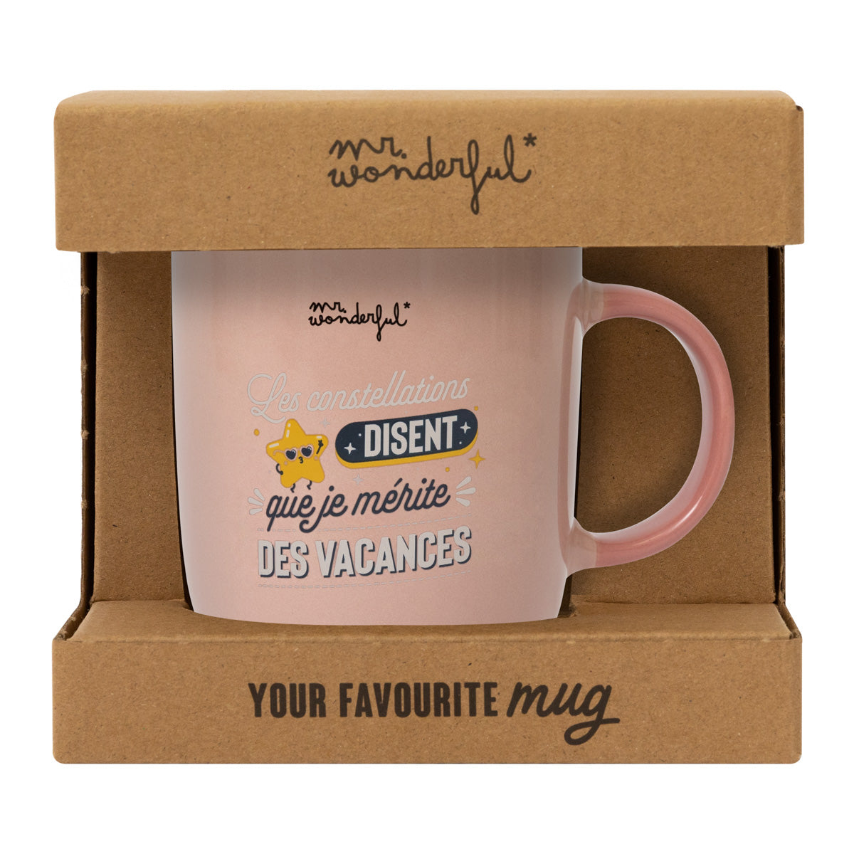 Mug - Les constellations disent que je mérite des vacances