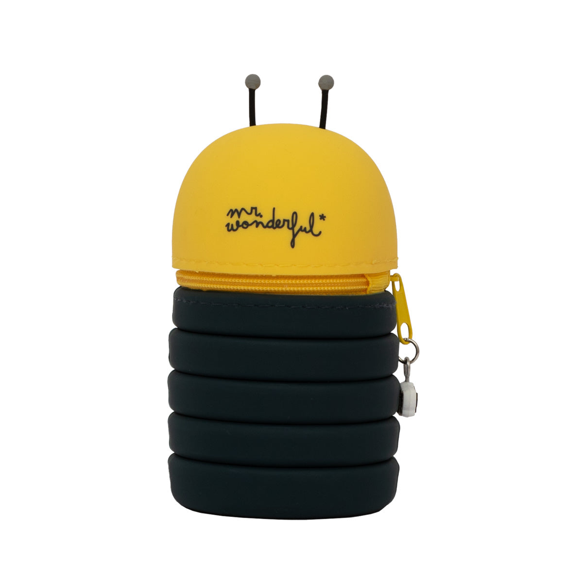 Extendable silicone pencil case - Bee.