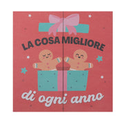 Biglietto di Natale con supporto - La cosa migliore di ogni anno è festeggiare in Natale con te