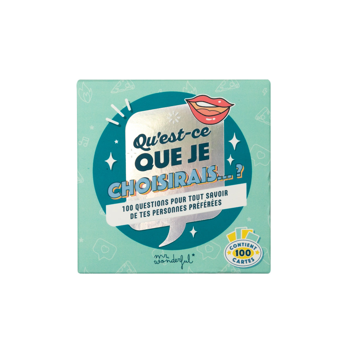 Jeu de cartes - Qu'est-ce que je choisirais... ?