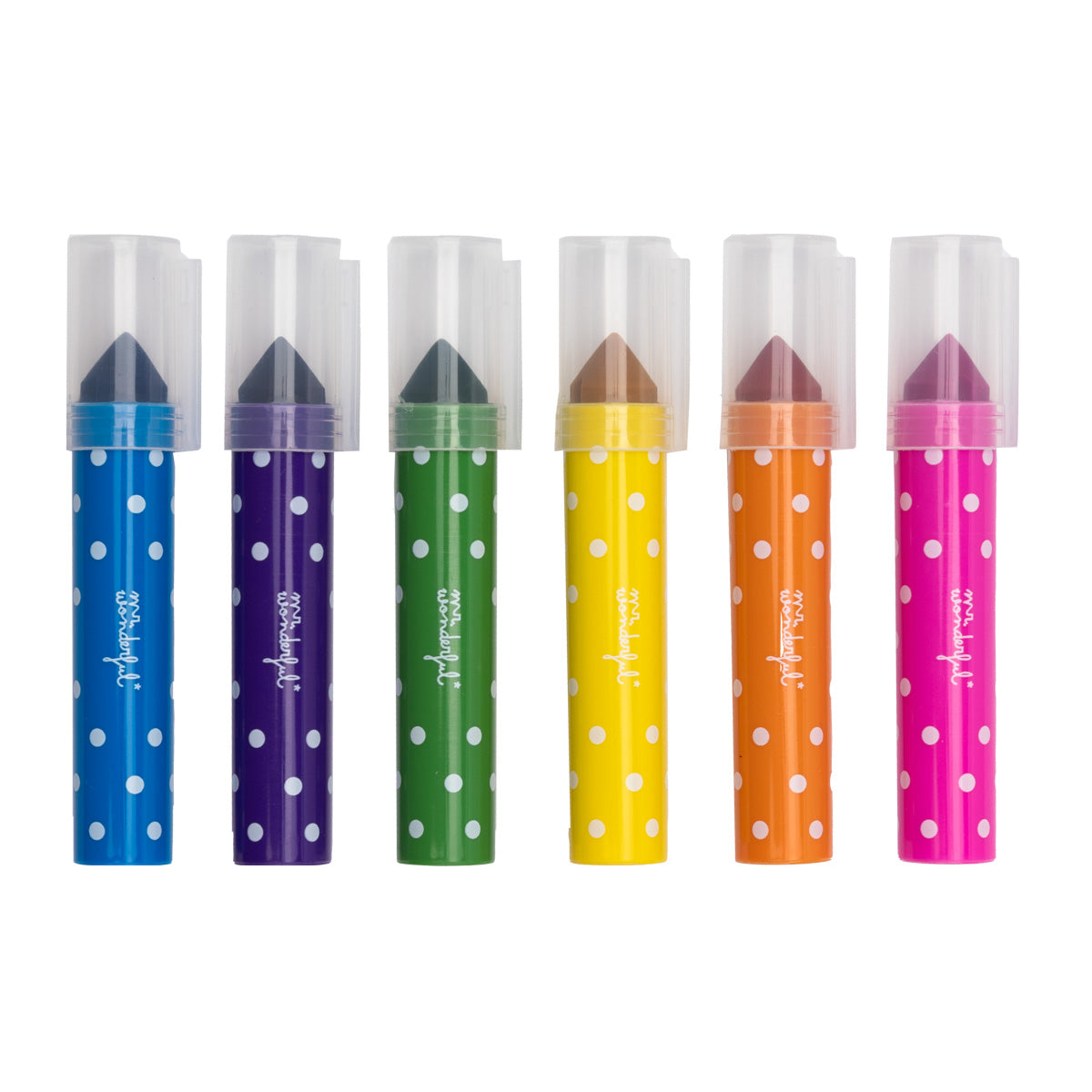 Washable marker pens for unstoppable artists.