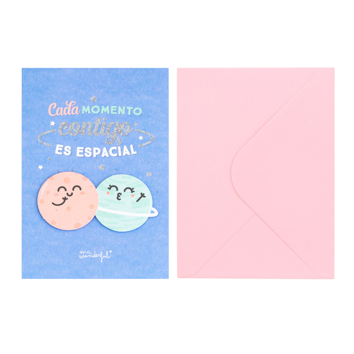 Postal - Cada momento contigo es espacial