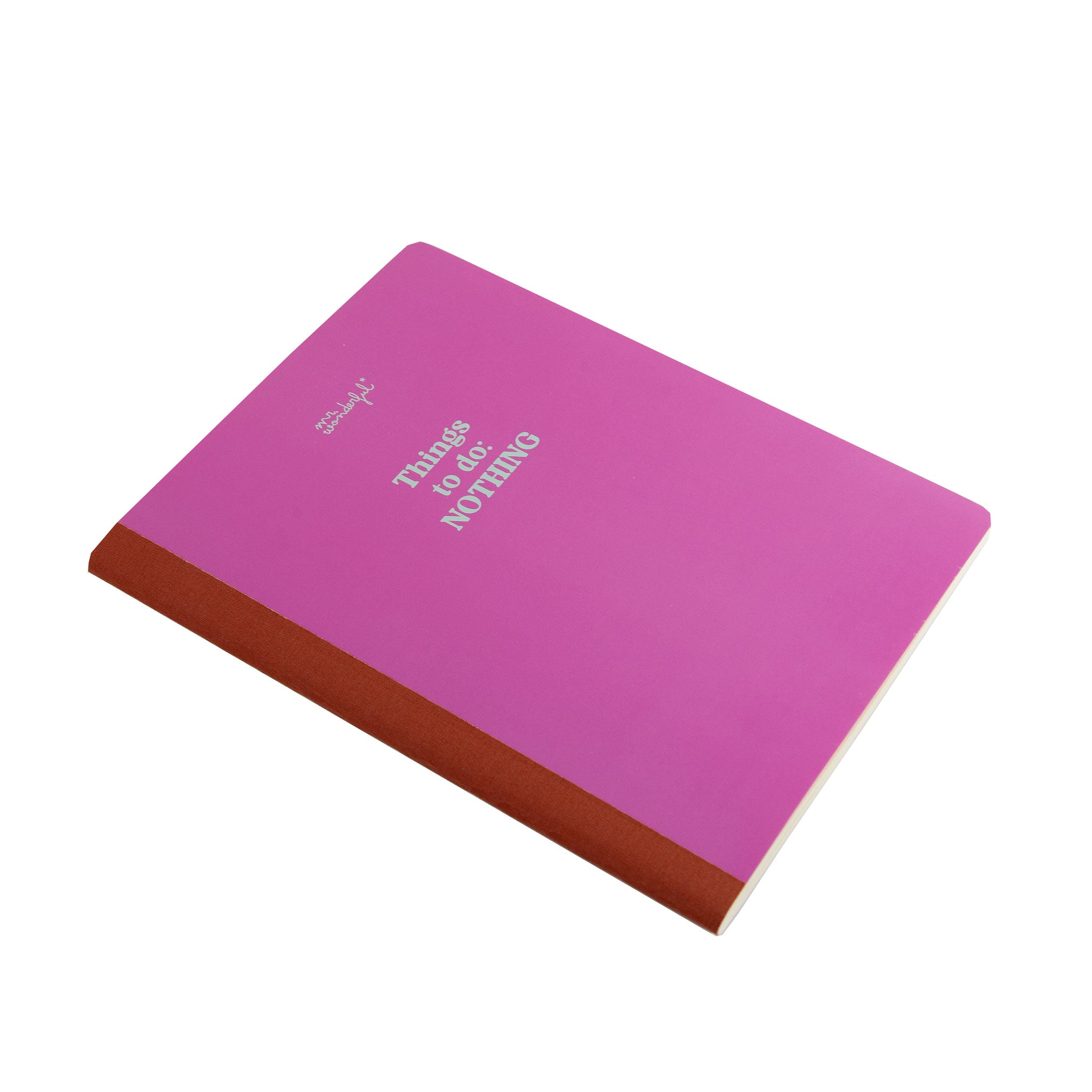 Libreta A5 - Things to do: nothing