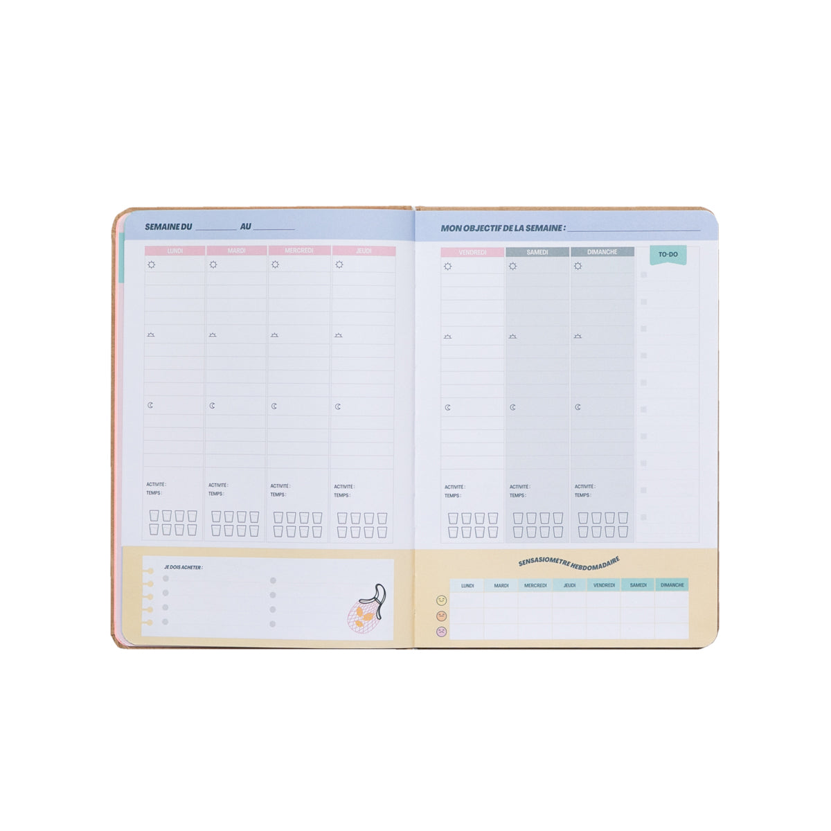 Planning de vie saine - Je vais bien prendre soin de moi