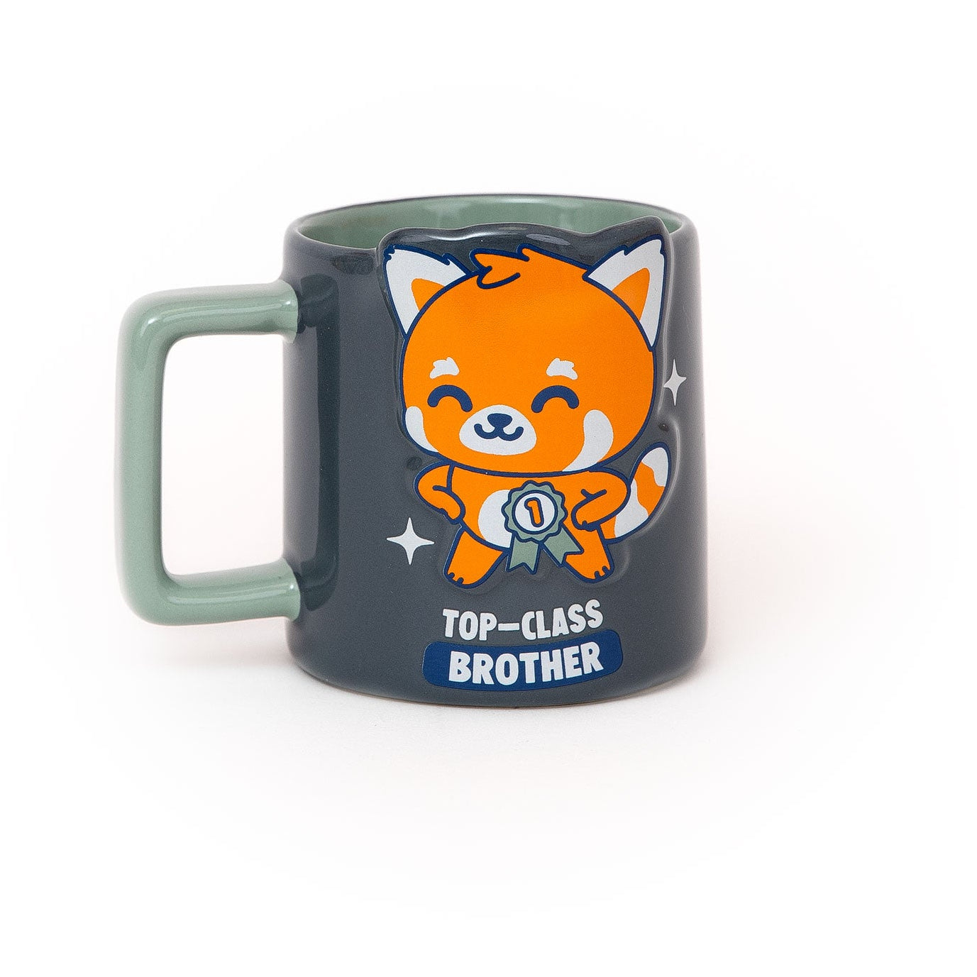 Taza Mr. Wonderful con mensaje para hermanos en inglés