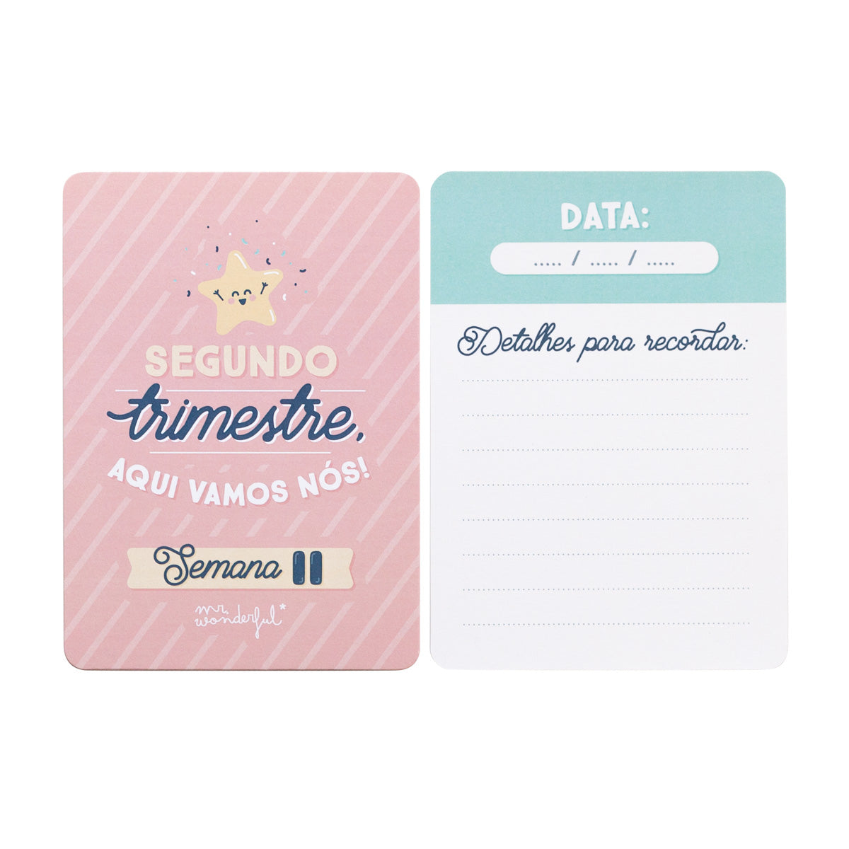 Cartões de gravidez - Momentos especiais da minha gravidez