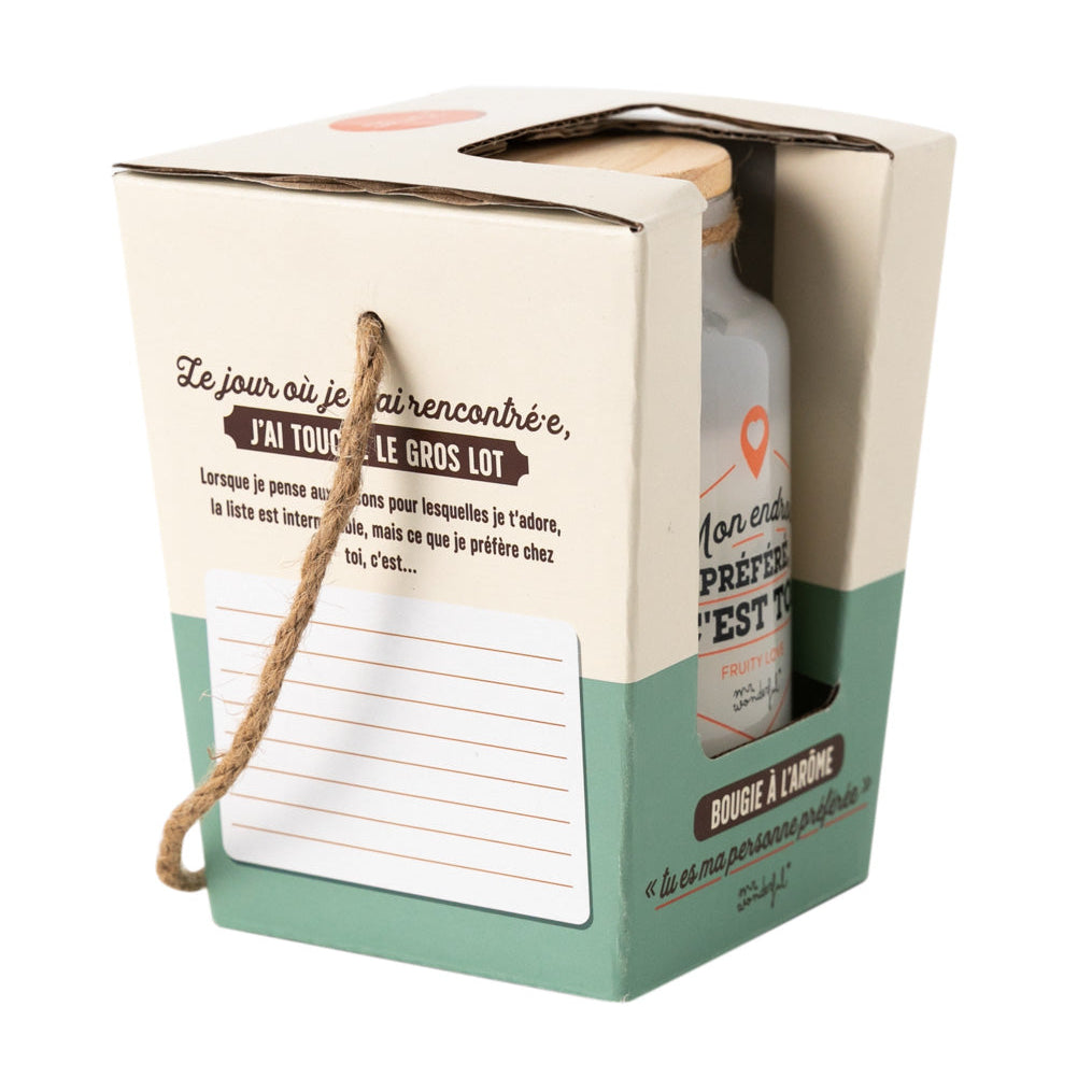 Bougie - Mon endroit préféré, c'est toi 