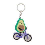 Llavero - Aguacate Mr. Wonderful en bicicleta