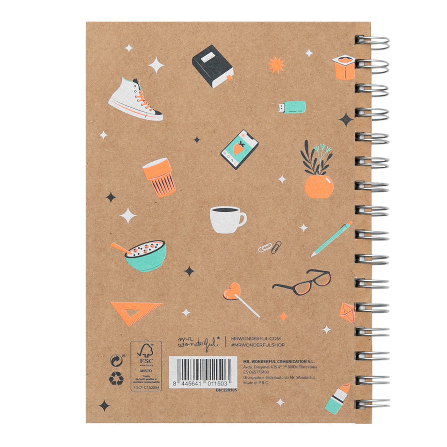 Quaderno A5 - Sempre strapieno di sogni, obiettivi e momenti magici