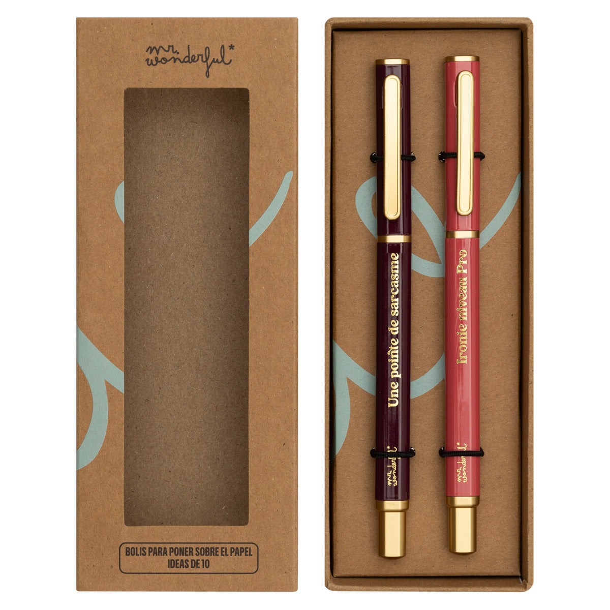 Lot de 2 stylos pour mettre sur papier des idées exceptionnelles 
