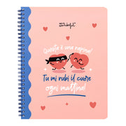 Quaderno A5 - Questa è una rapina! Tu mi rubi il cuore ogni mattina!