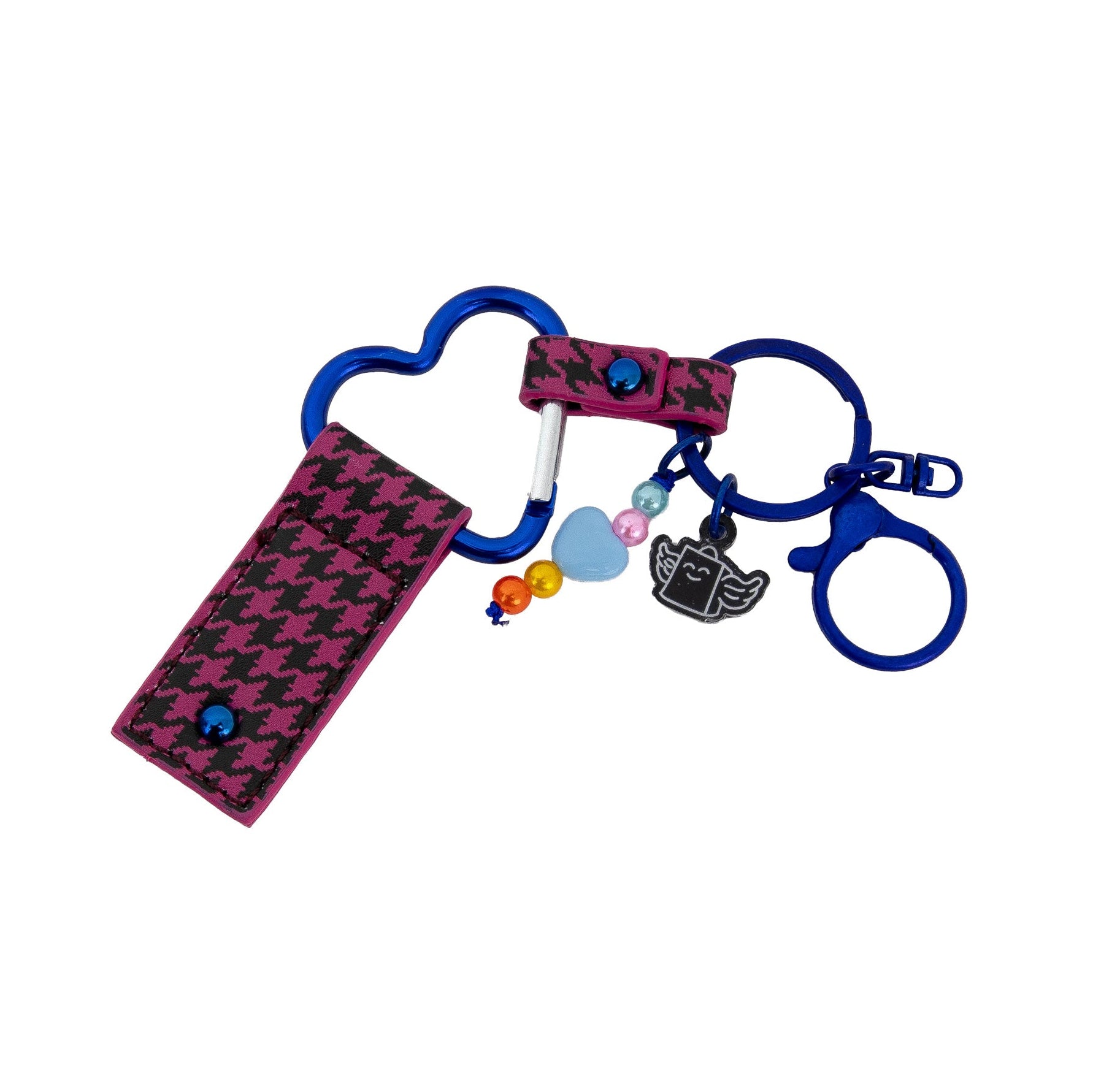 Llavero con charms - Pata de gallo | Mr.Wonderful