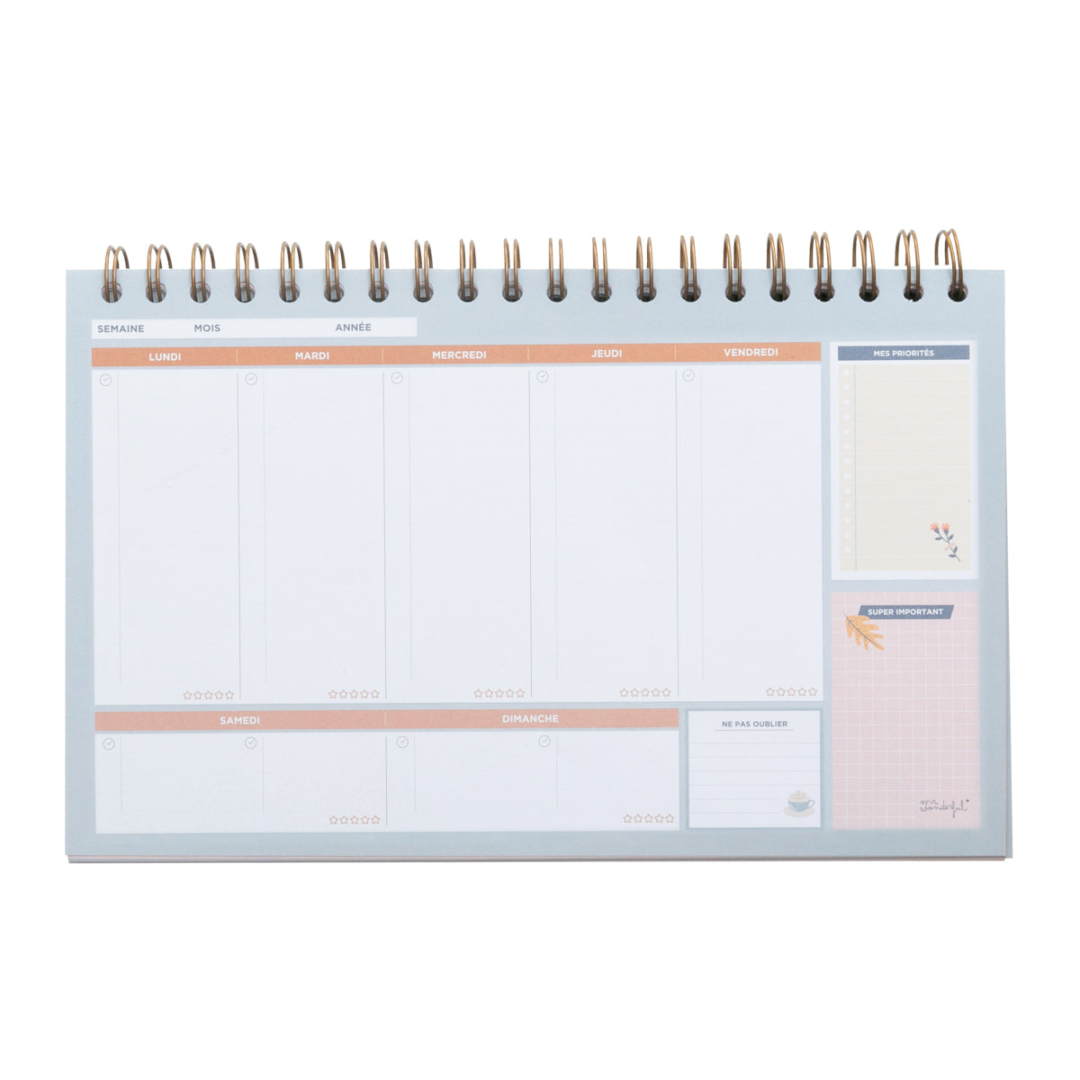 Semaine de planification - Mon temps, mes envies 