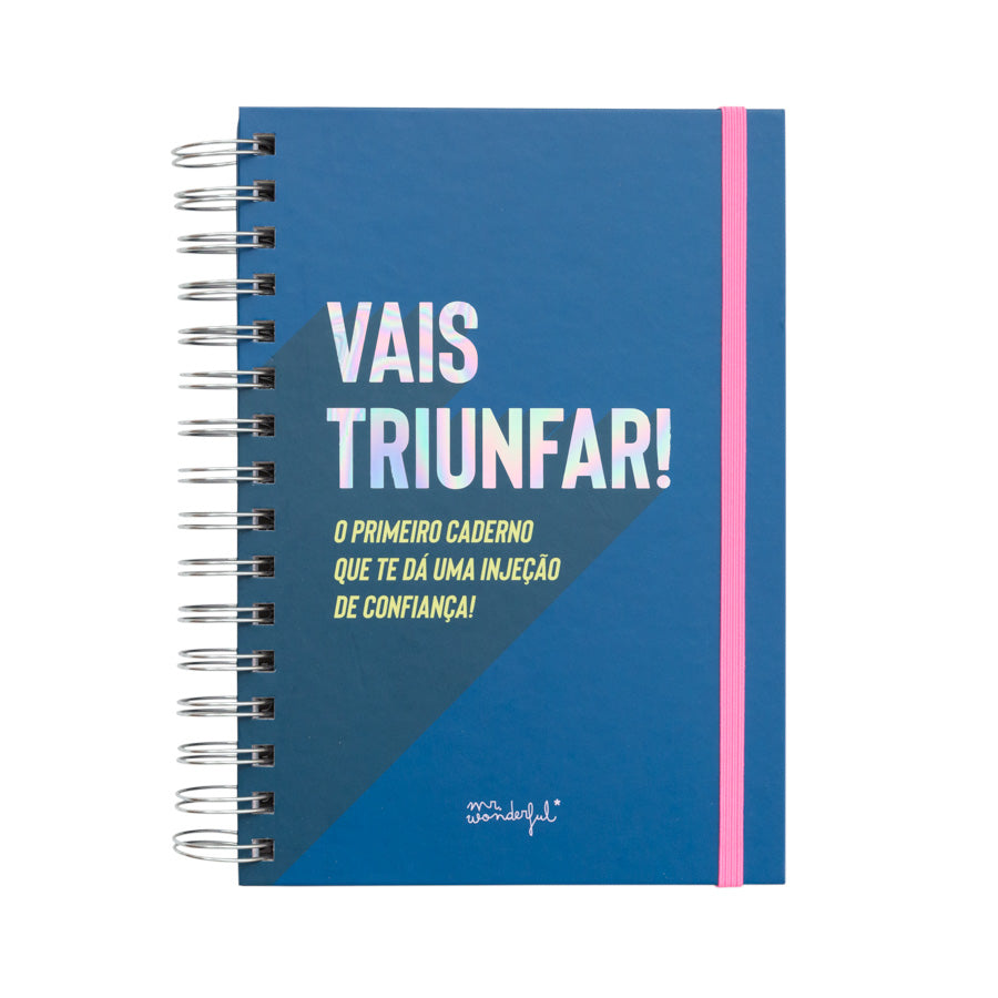 Caderno com frases motivadoras Self Power...