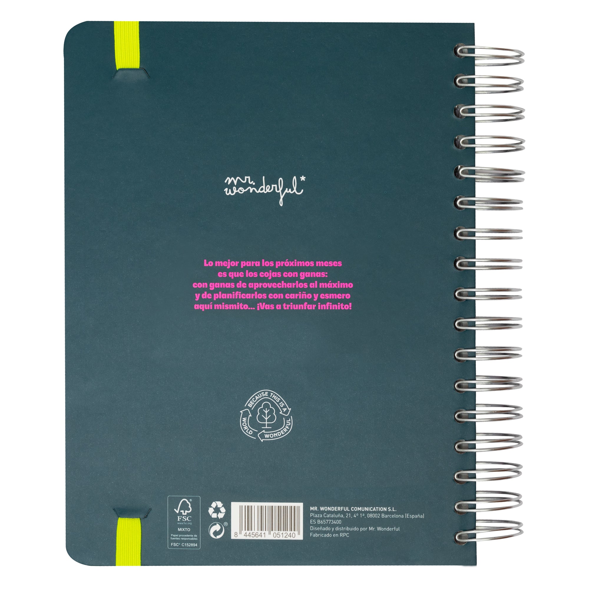 Agenda Office 2025 Diaria - Un año muy wonderful.