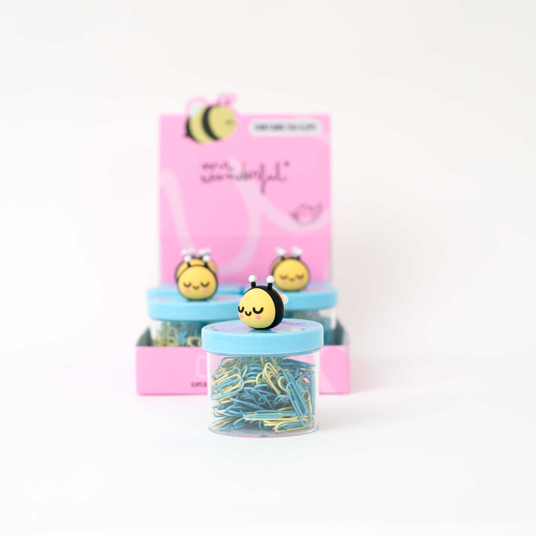 Bote de clips con abejita – Bee