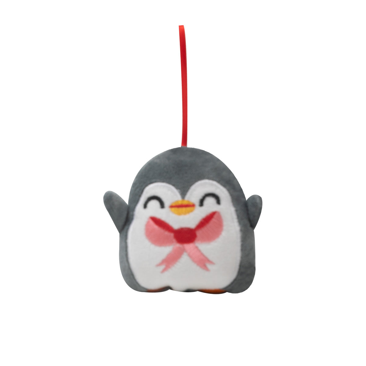 Lot de 3 décorations de Noël en peluche - Licorne, étoile, pingouin 