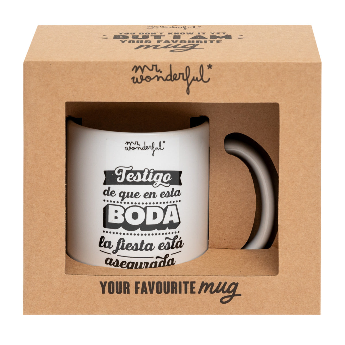 Taza Iconic - Testigo de que en esta boda la fiesta está asegurada