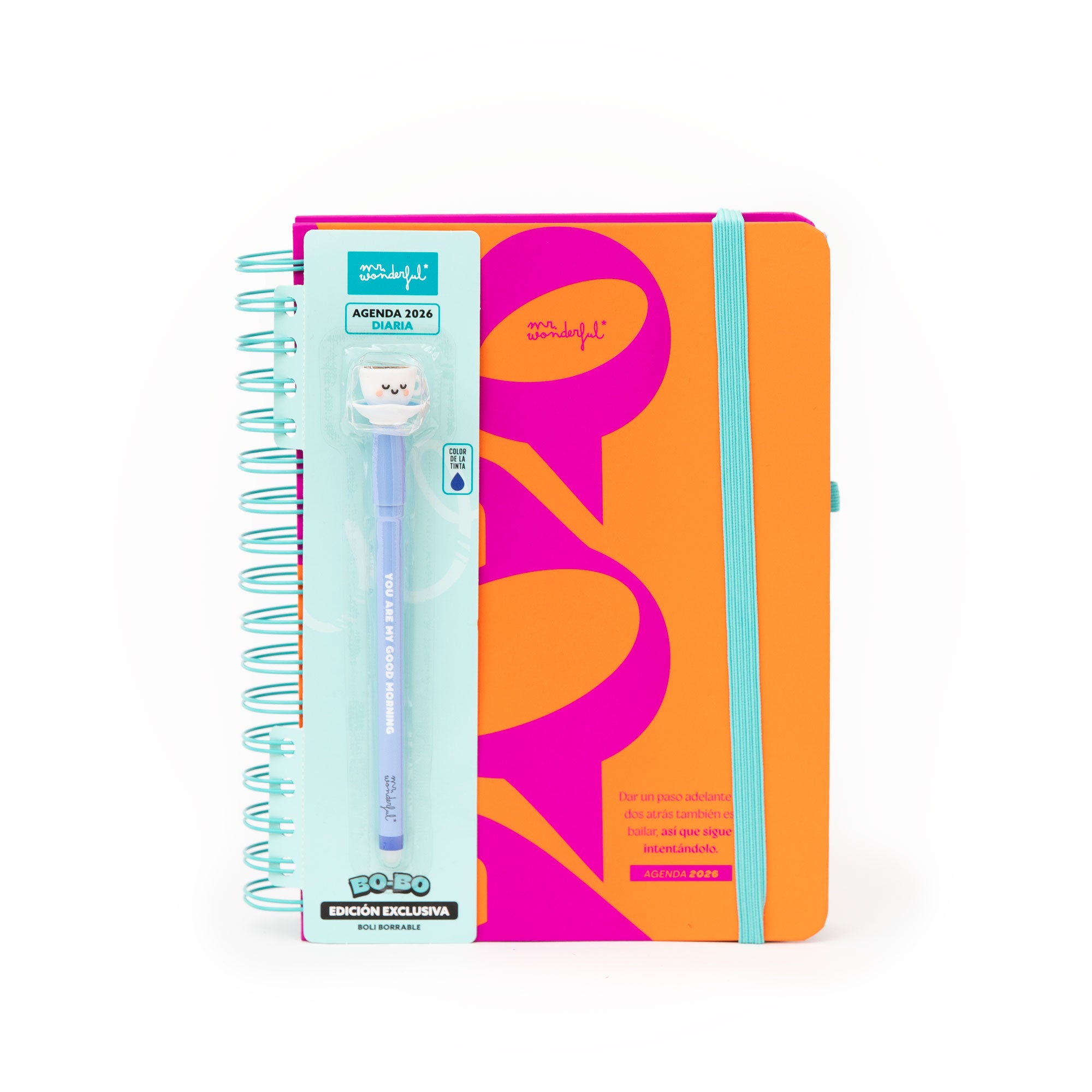 Agenda Wonder 2026 Diaria - Sigue intentándolo | Mr.Wonderful