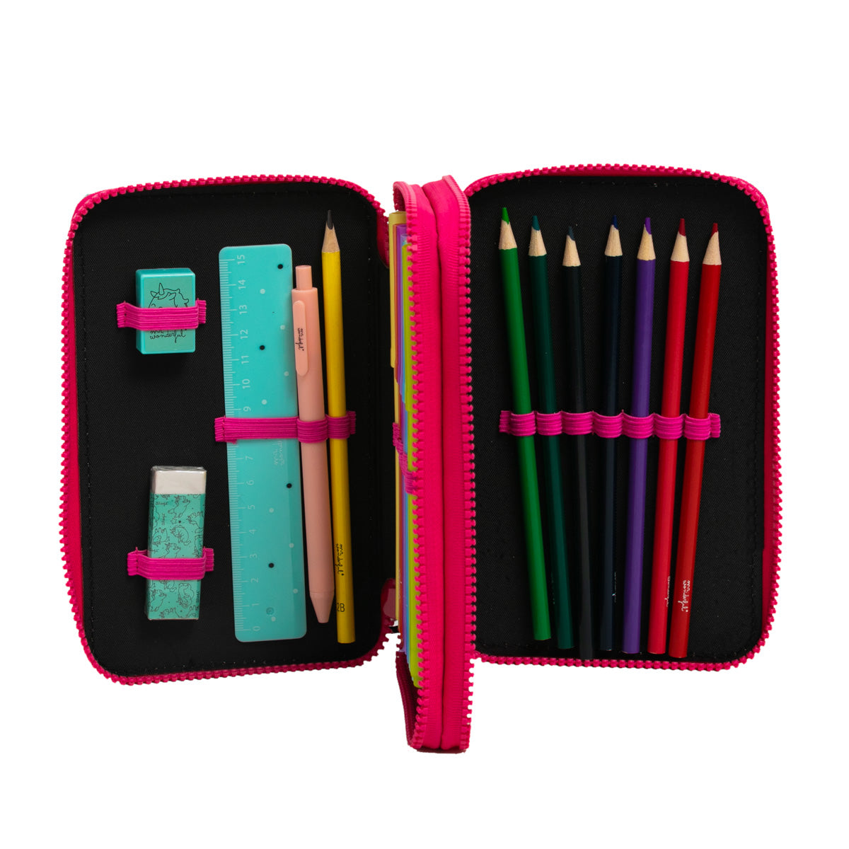 Trousse remplie à 2 compartiments menthe - Ma créativité n'a pas de limites 