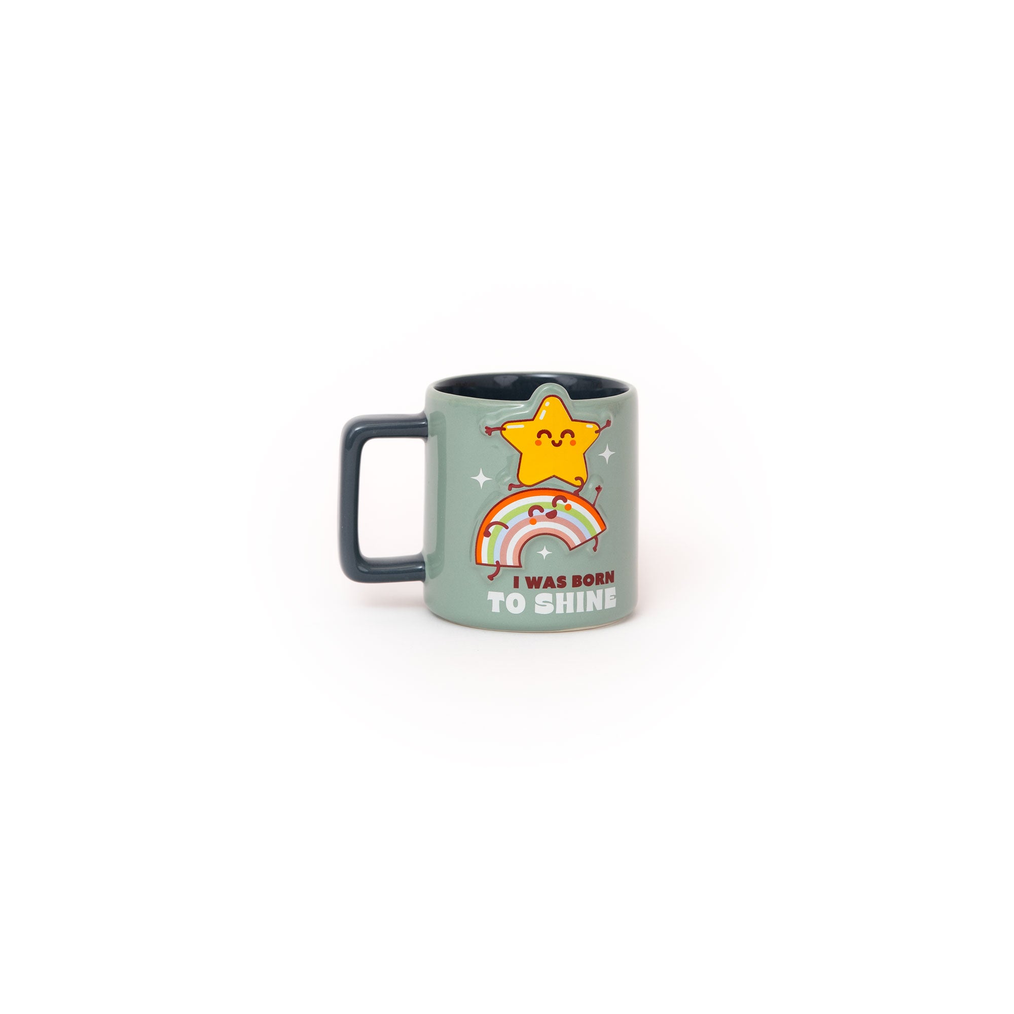 3D mug star and rainbow - I was born to shine