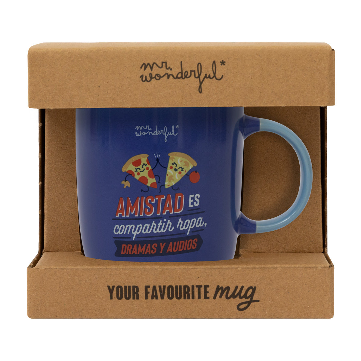 Taza - Amistad es compartir ropa, dramas y audios