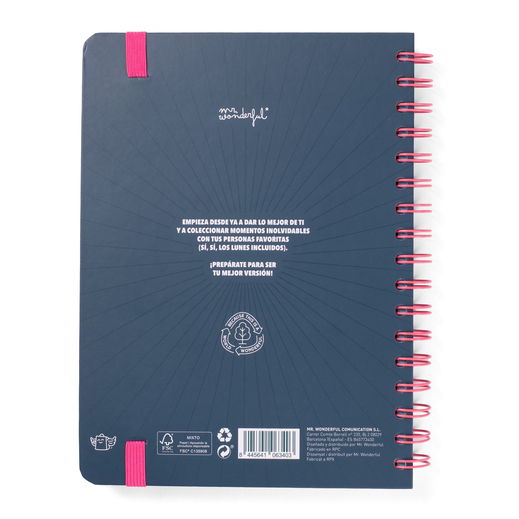 Agenda Wonder 2025-26 Semanal - Planazos, ilusiones y buenas vibraciones