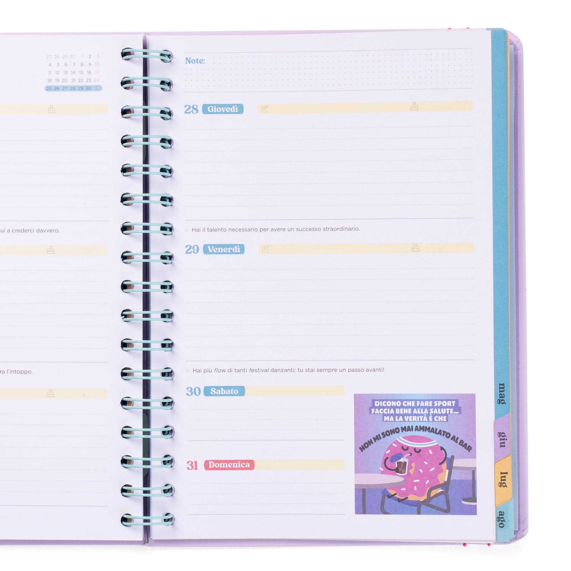 Diario scolastico Wonder 2025-26 Settimanale - Qualcosa di magico mi aspetta