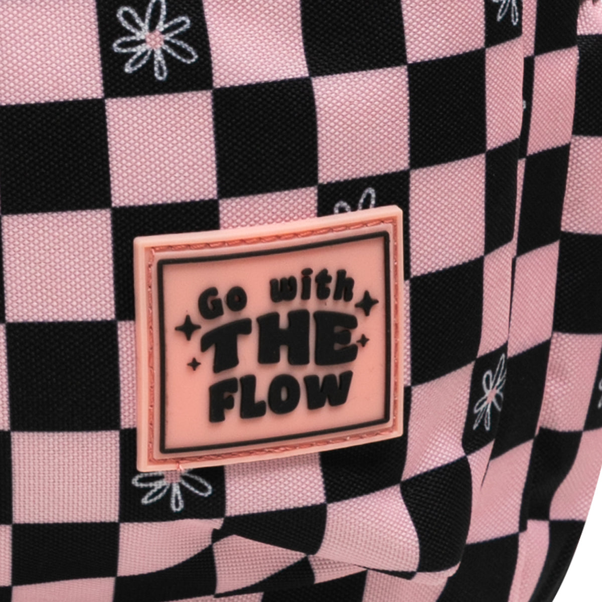 Mochila rosa y negro - Go with the flow