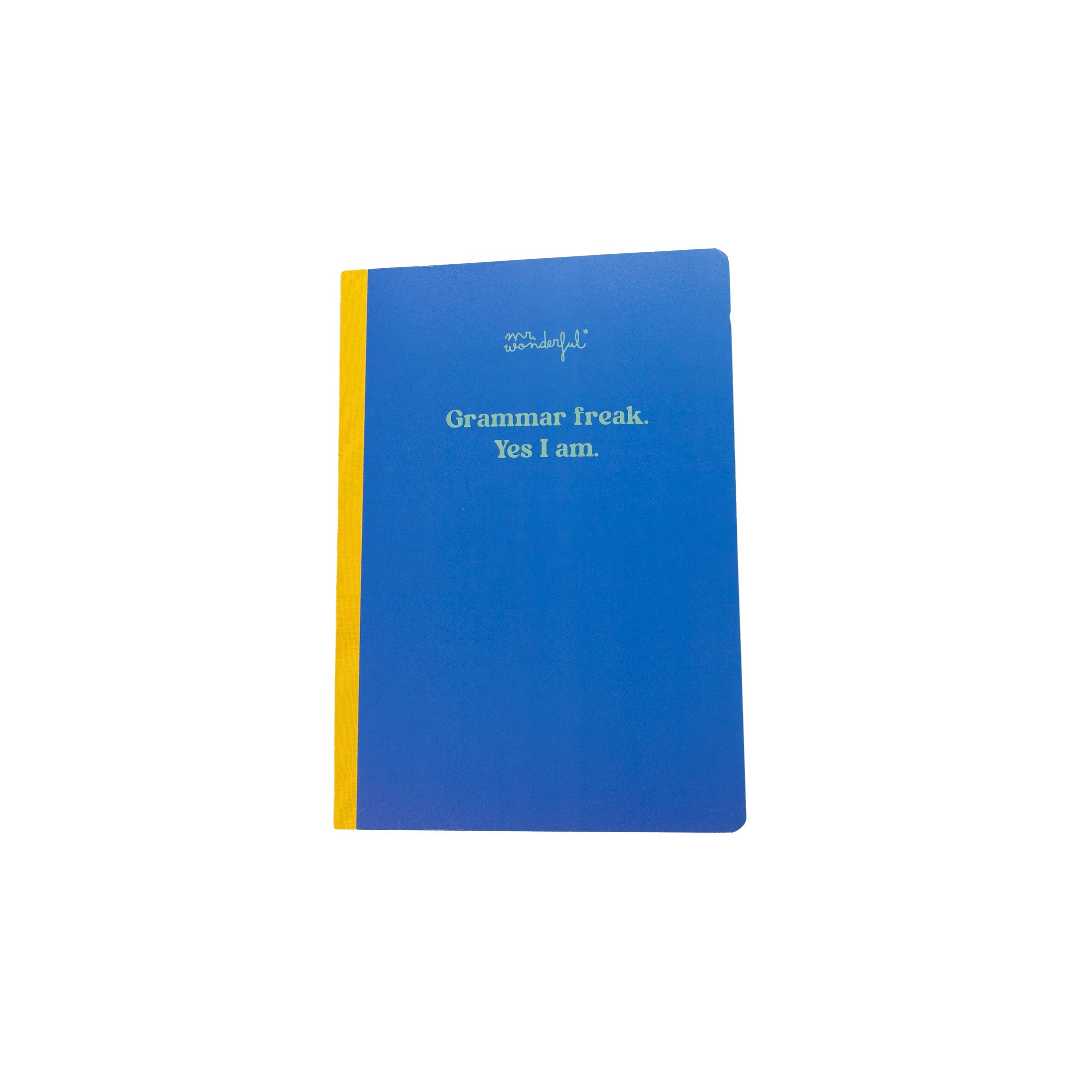 Set de 3 libretas 19x25 cm - Grammar freak. Yes I am.