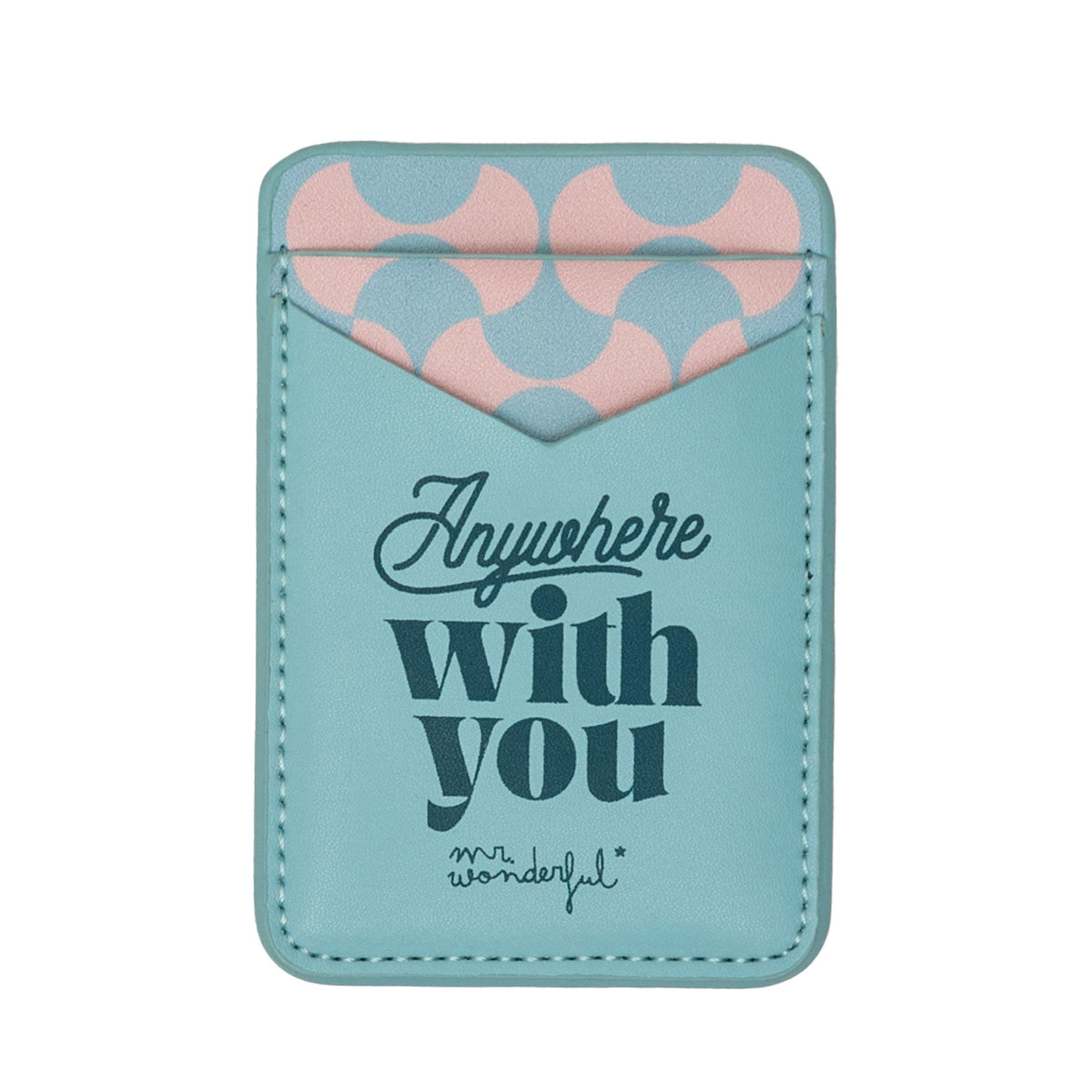 Porta tarjetas adhesivo para móvil Mr. Wonderful - Anywhere with you