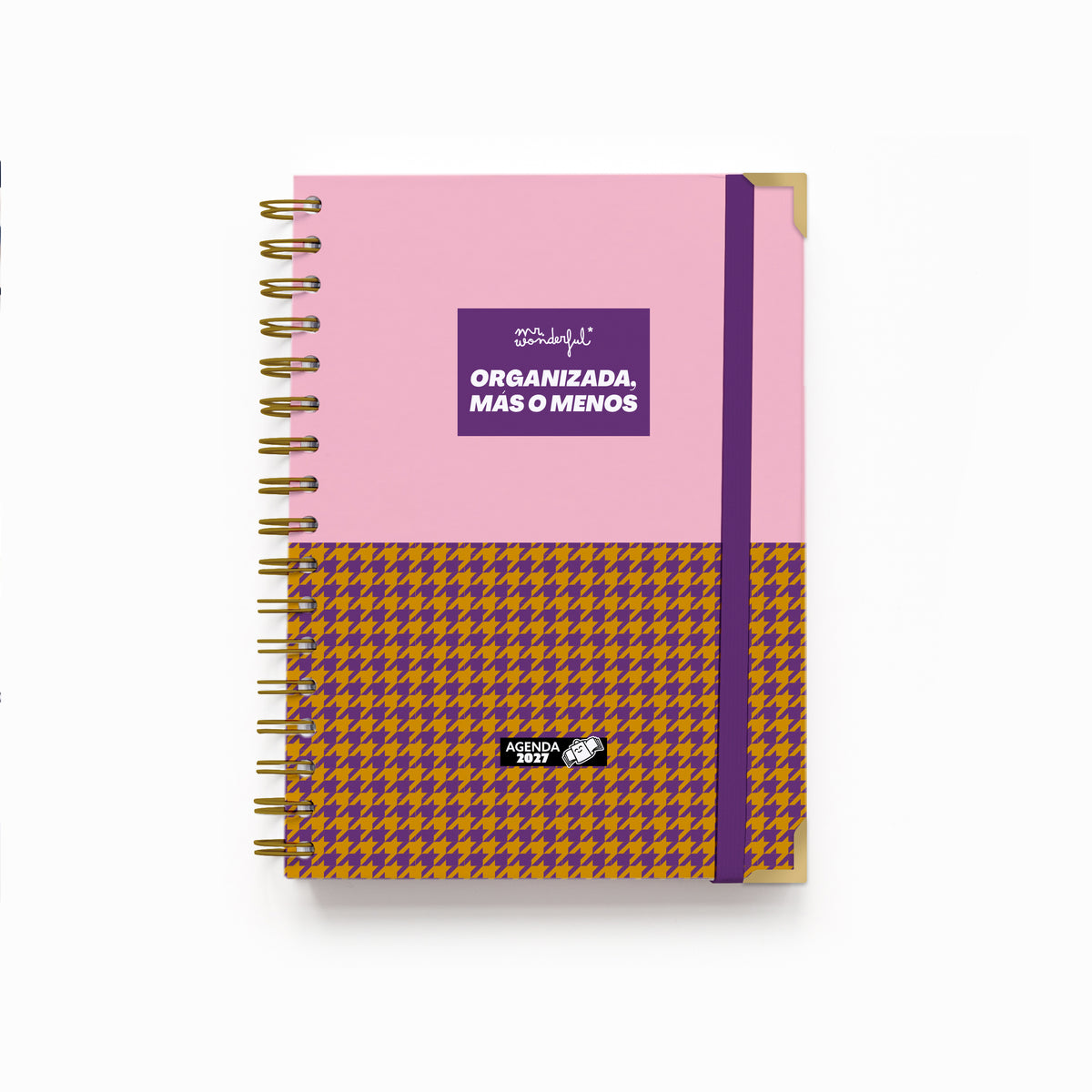 Agenda Diaria 2027 Mr. Wonderful - Organizada, Más o Menos