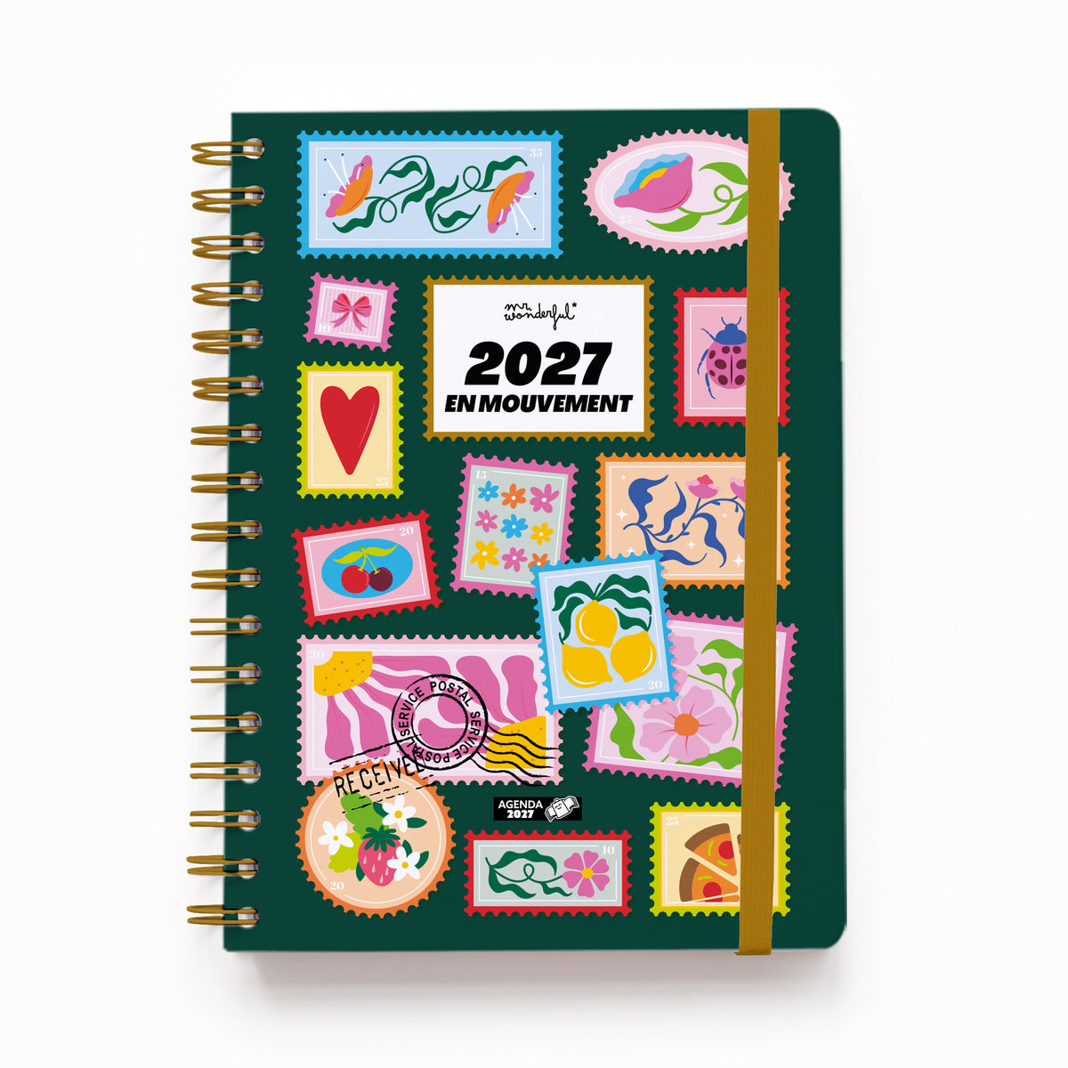 Agenda hebdomadaire XL 2027 Mr. Wonderful