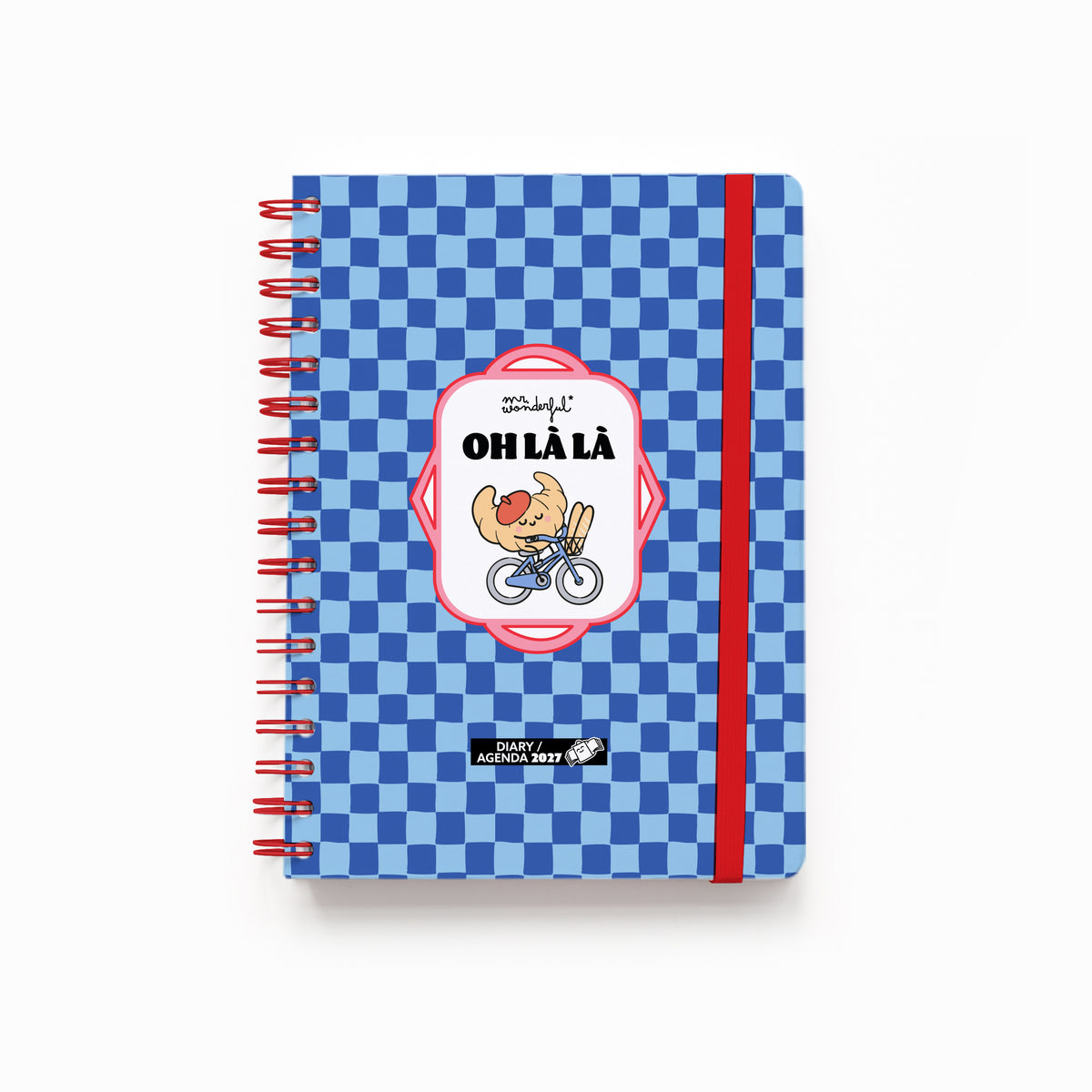 Multilingual weekly planner 2027 Mr. Wonderful - Oh La la