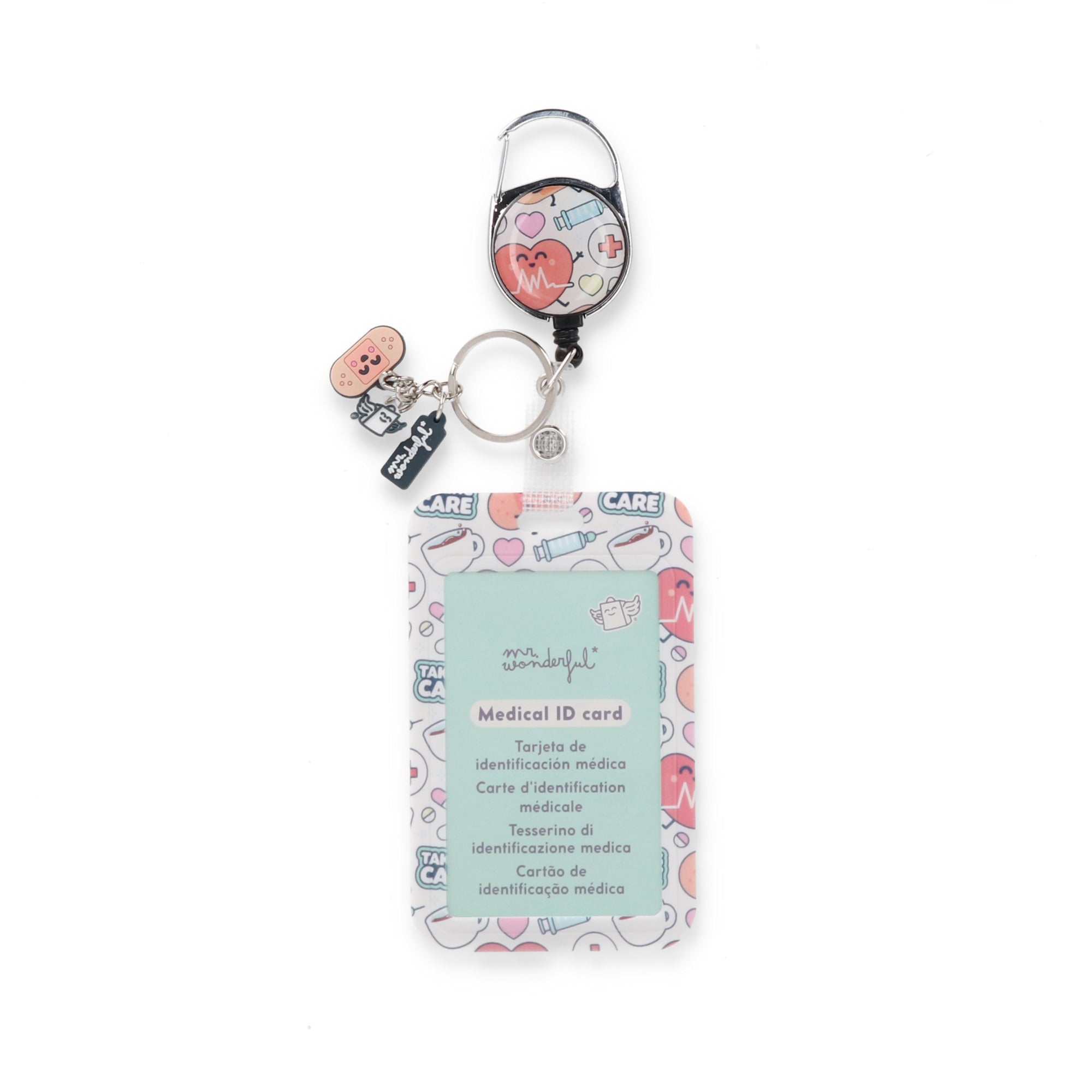 Tarjetero  para Identificación - Medical ID card - charms