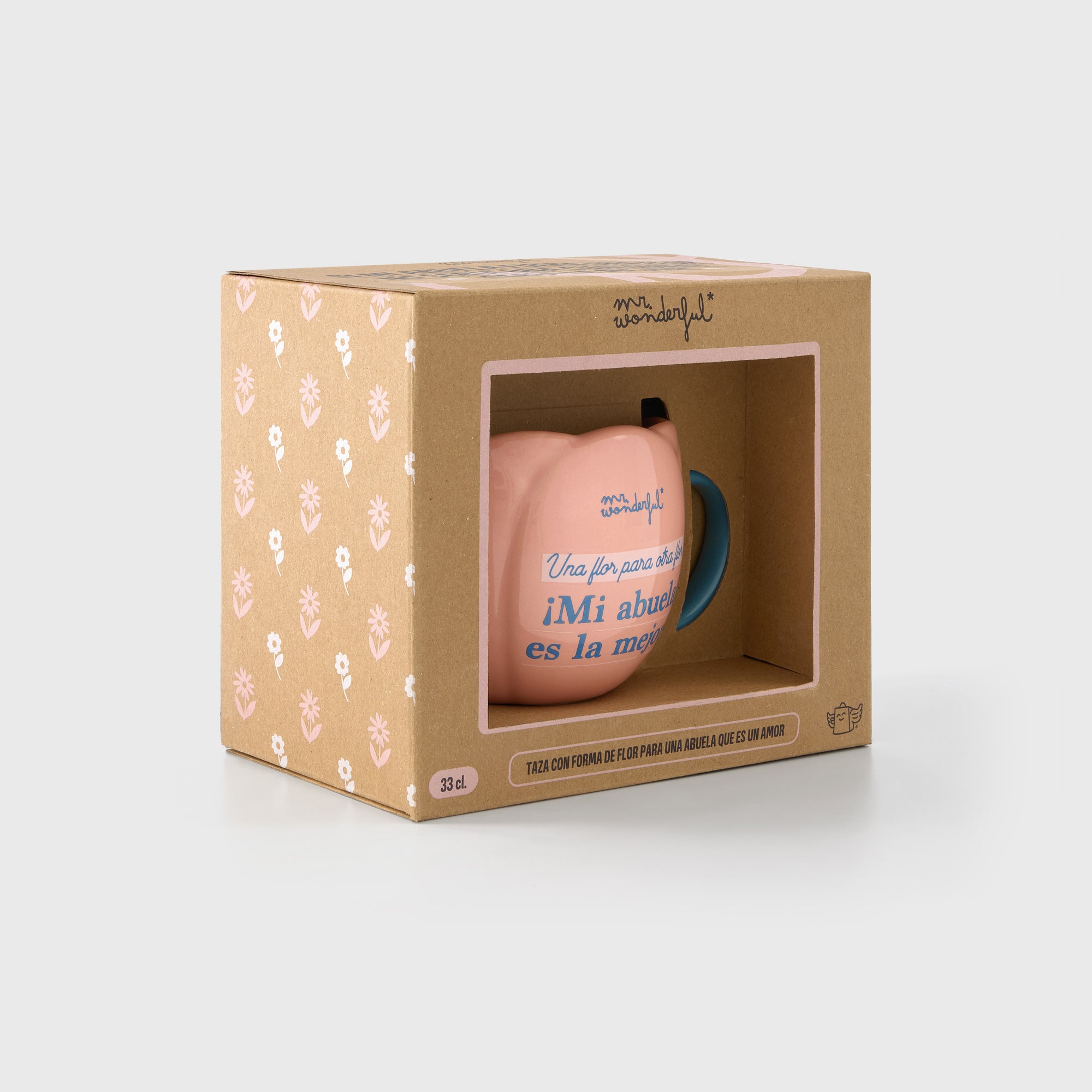 Taza - Una flor para otra flor. ¡Mi abuela es la mejor!