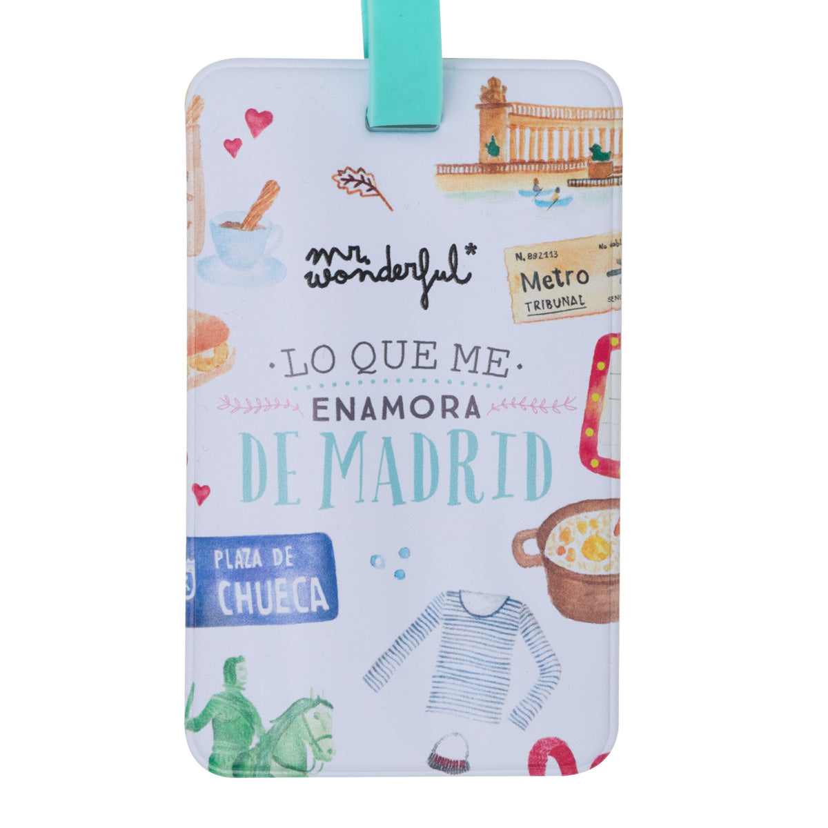 Luggage tag - Madrid.