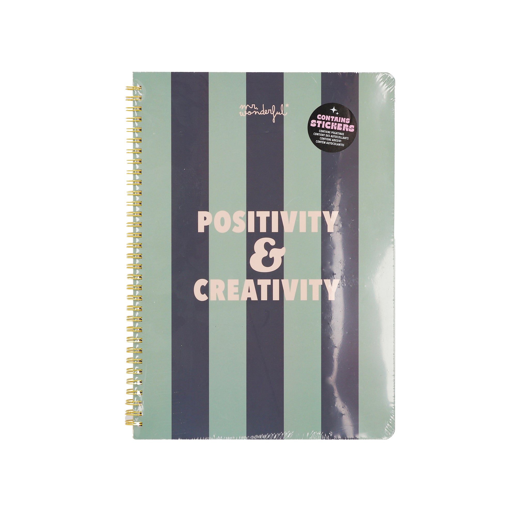 Carnet A4 - Positivité et créativité 