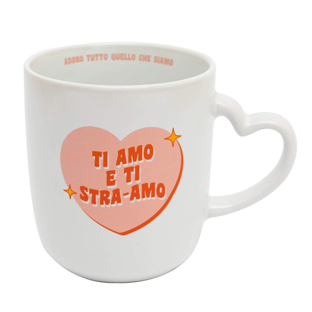 Tazza bianca - Ti amo et ti stra-amo 