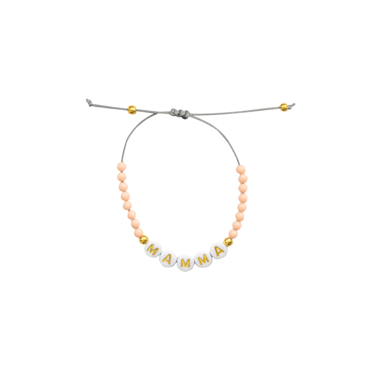 Biglietto con braccialetto – Lo griderò al mondo intero: ti voglio tanto ma tanto bene, mamma