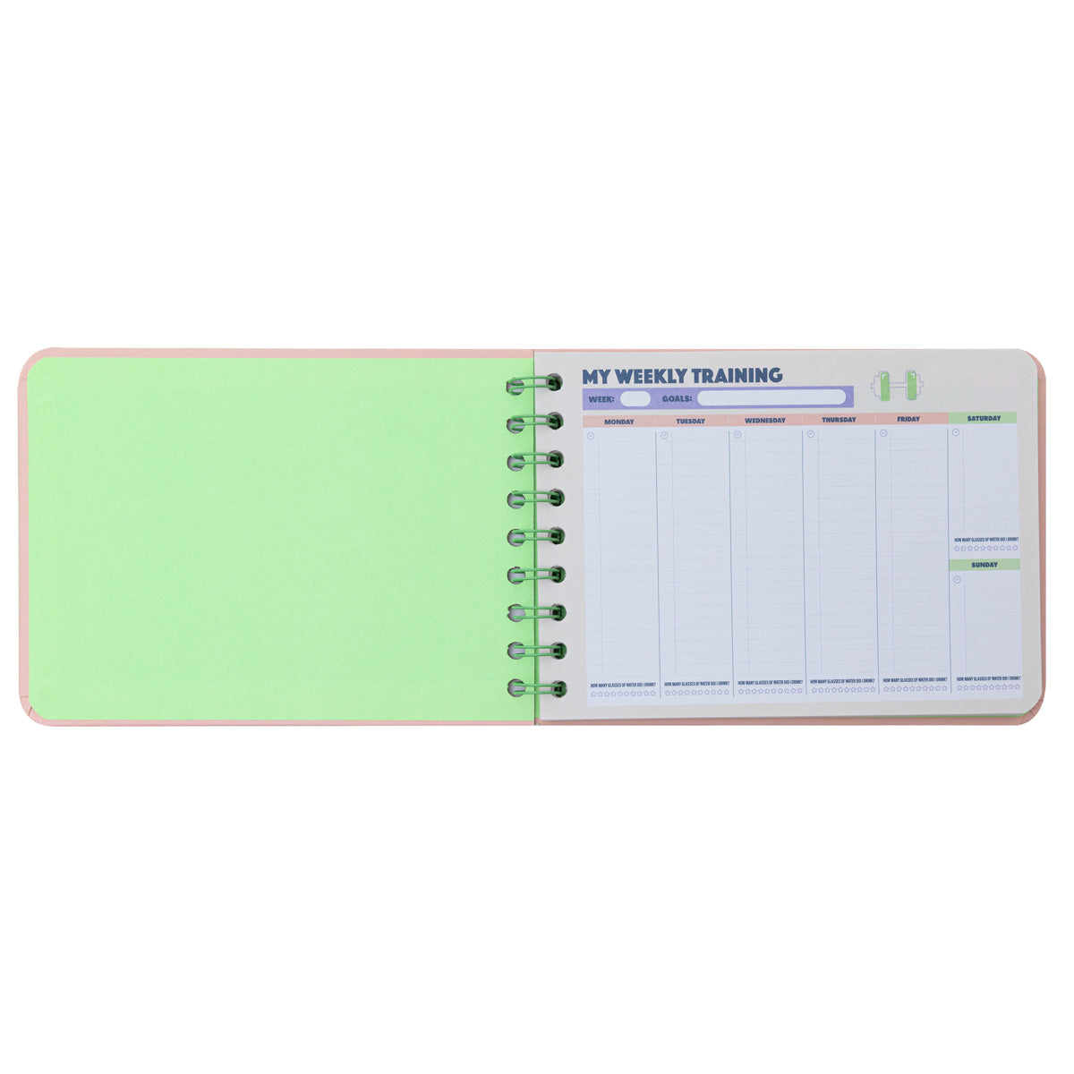 Planificador semanal deportivo - You keep the beat! (inglés)