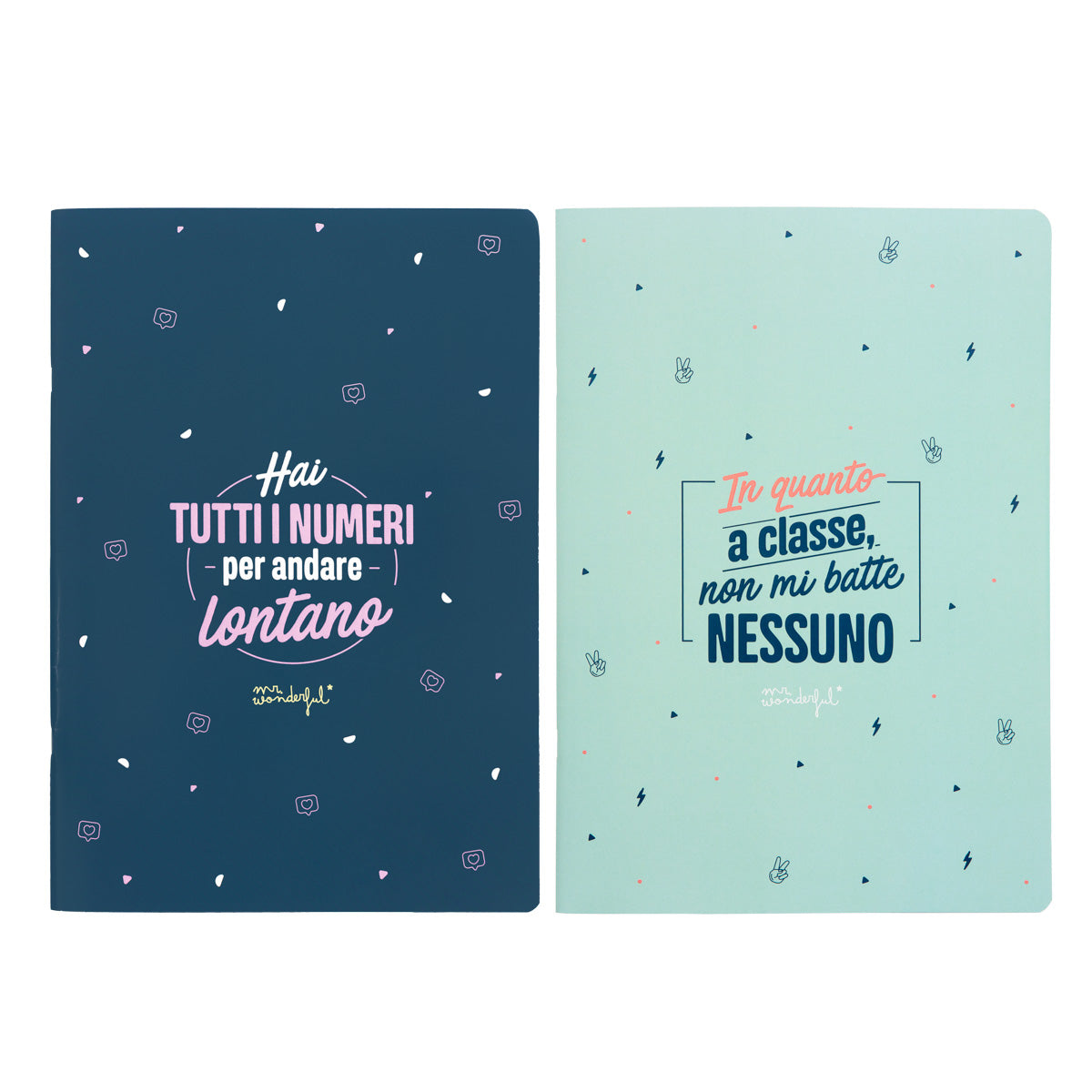 Set di 2 quaderni A4 - Hai tutti i numeri...