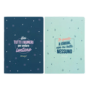 Conjunto de 2 cadernos A4 - Tem todos os números...