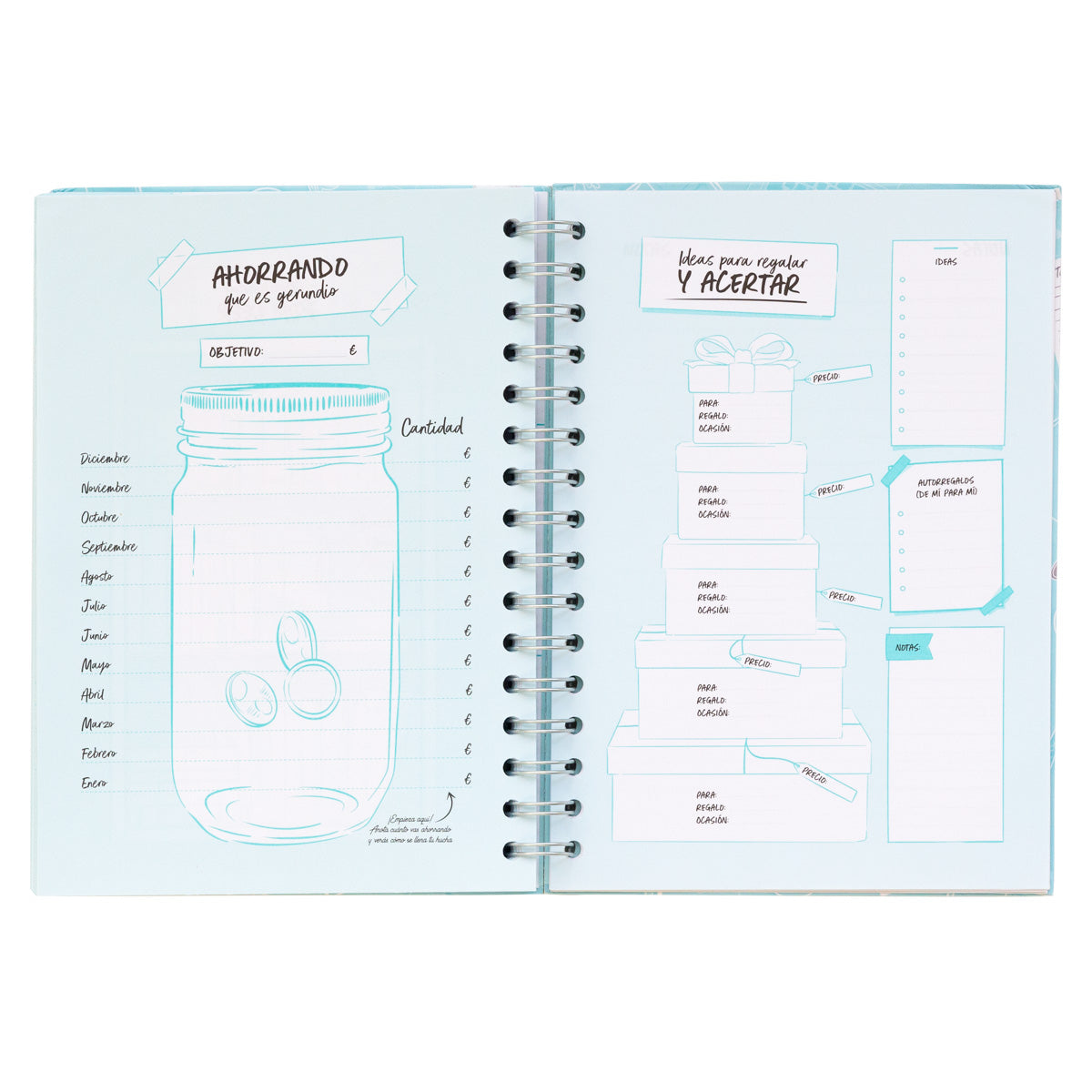 Planificador semanal Beta Coqueta + Mr. Wonderful