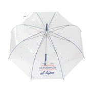 Grand parapluie transparent - Coups de tonnerre ou